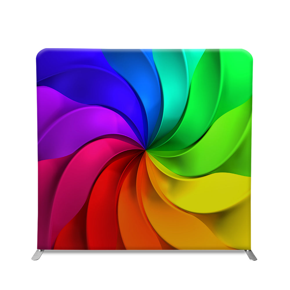 Pillow Cover - Pride Swirl - Approved Backdrops - Your One-Stop Shop