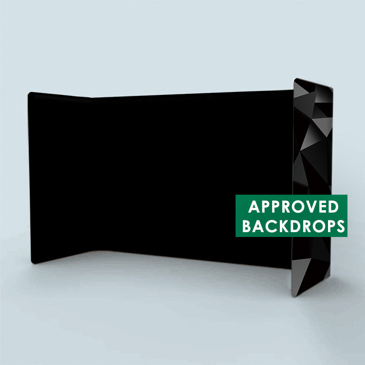 DJ Facade - Modern Black Bundle (6.5ft x 4ft) - Reversible