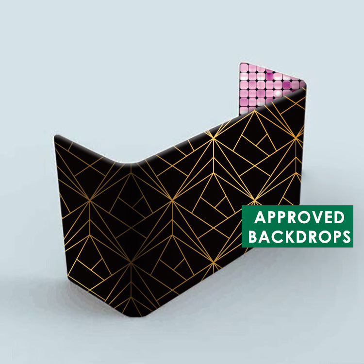DJ Facade - Signature Collection (6.5ft x 4ft) - Approved Backdrops - Your One-Stop Shop