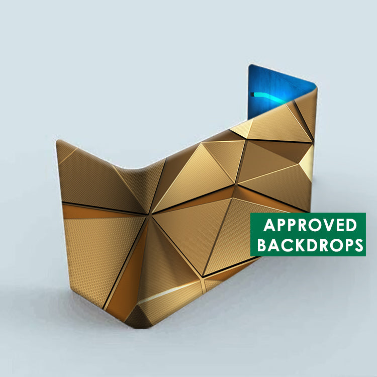 DJ Facade - Signature Collection (6.5ft x 4ft) - Approved Backdrops - Your One-Stop Shop