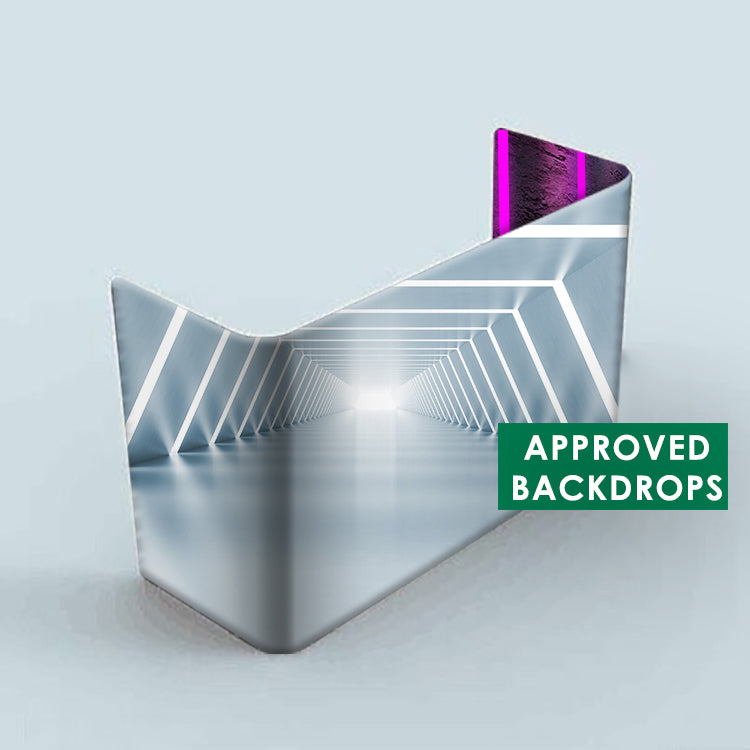 DJ Facade - Signature Collection (6.5ft x 4ft) - Approved Backdrops - Your One-Stop Shop