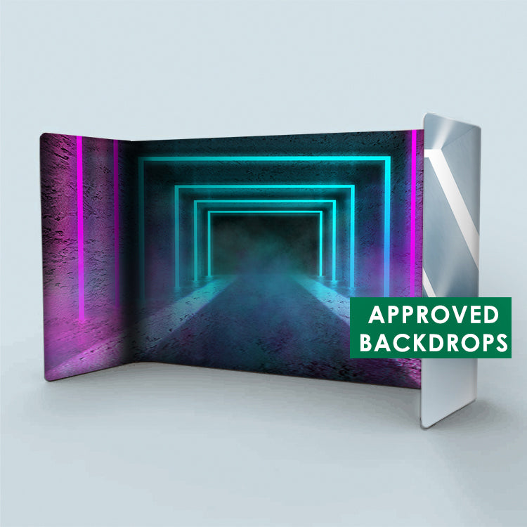 DJ Facade - Signature Collection (6.5ft x 4ft) - Approved Backdrops - Your One-Stop Shop