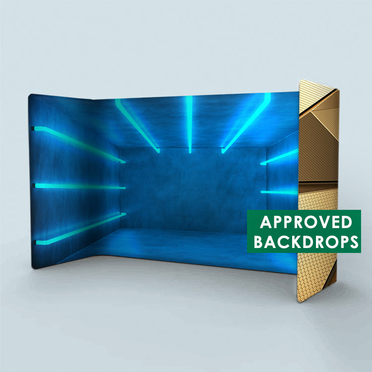 DJ Facade - Signature Collection (6.5ft x 4ft) - Approved Backdrops - Your One-Stop Shop