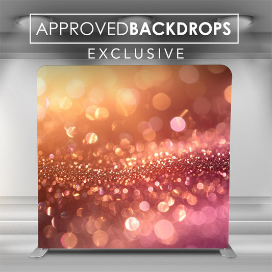 Pillow Cover - Orange Bokeh