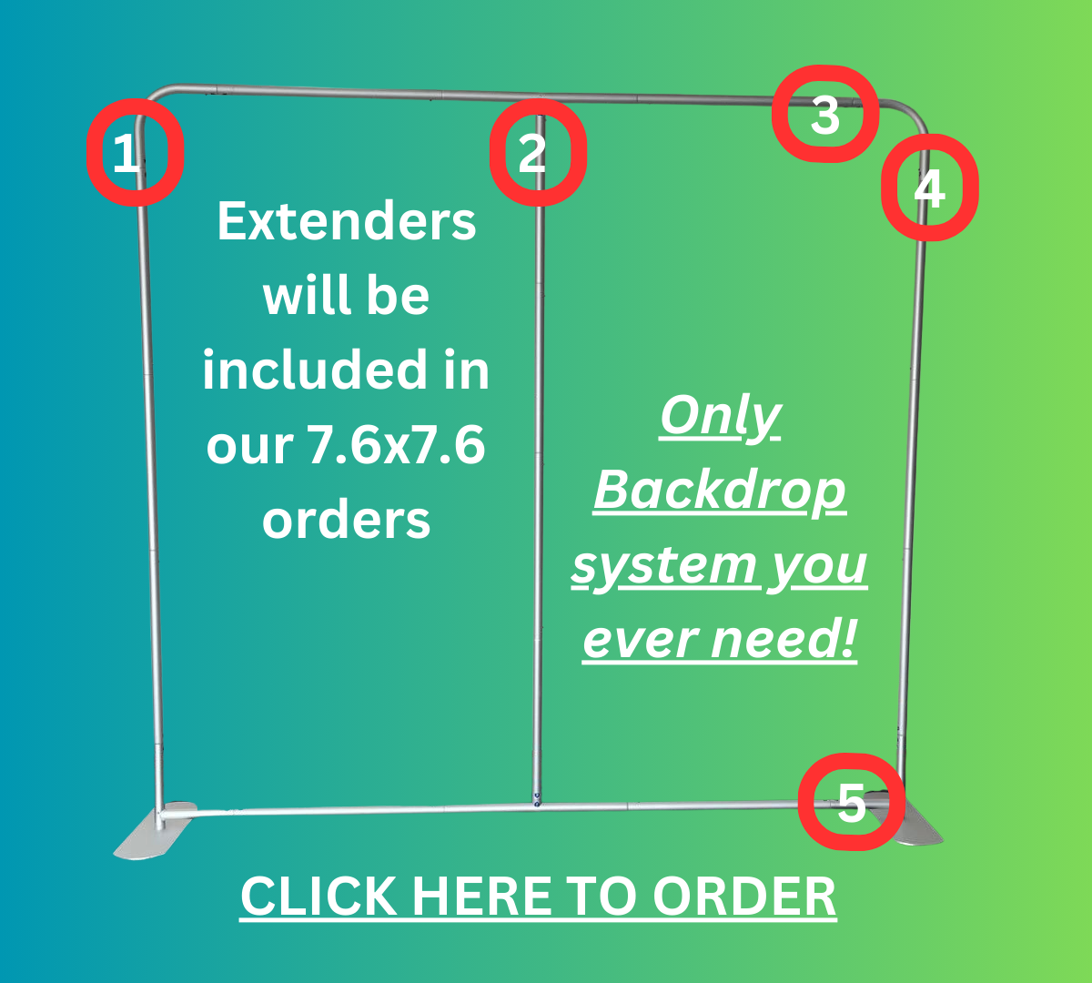 Tension Fabric Backdrop System - Flagship Item