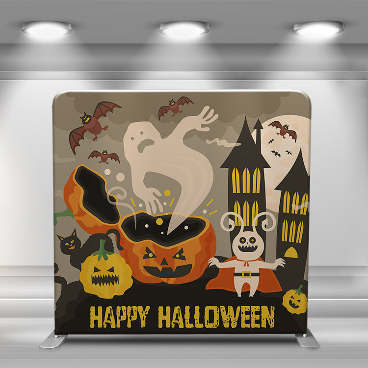 Pillow Cover - Halloween Jack o'-lantern (Double-Sided)