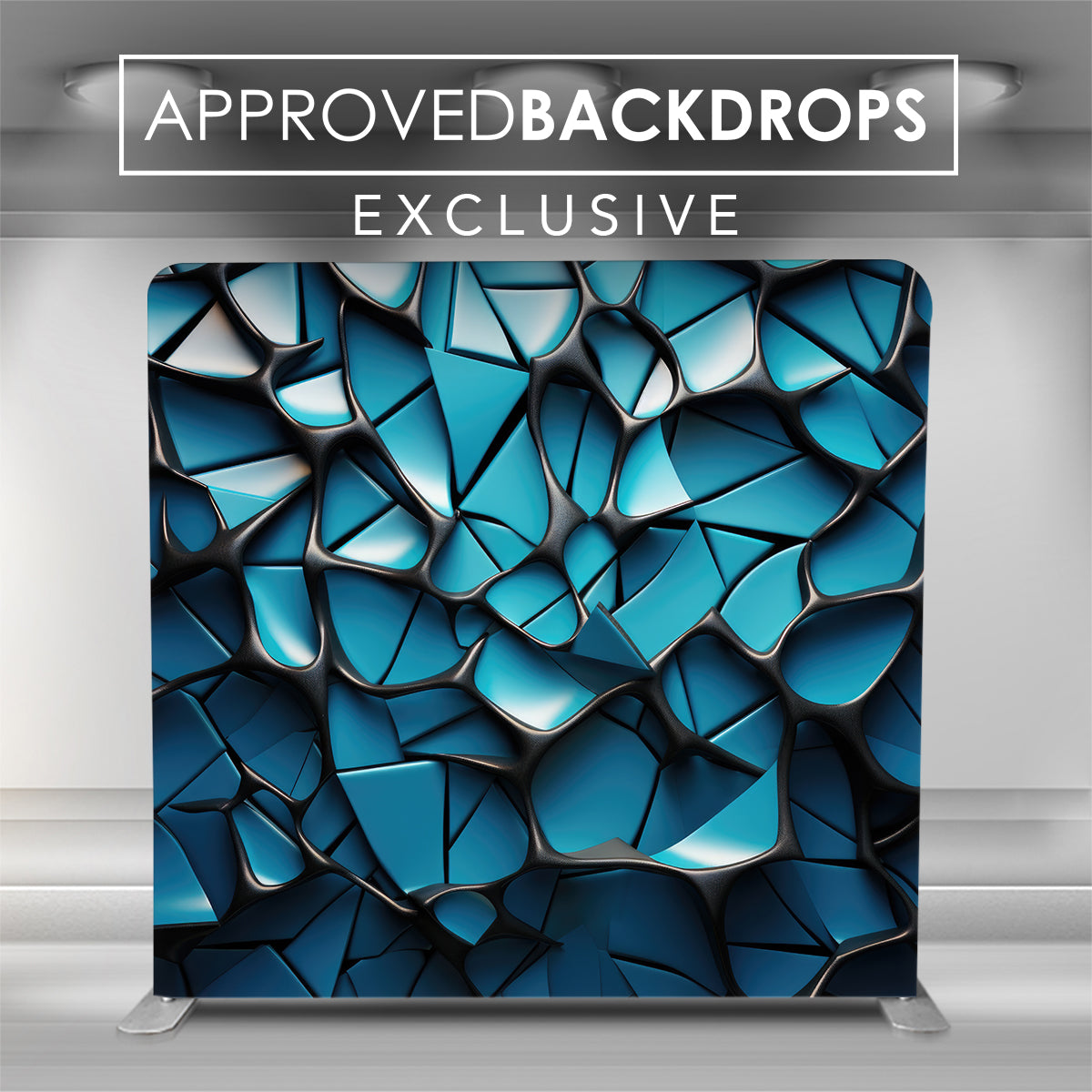 Pillow Cover - Modern Blue Design