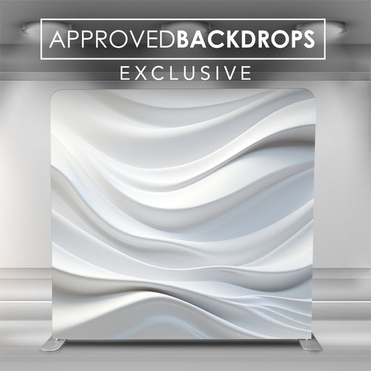 Pillow Cover - White Waves