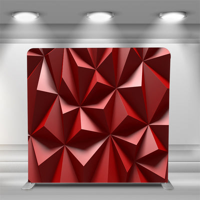 Pillow Cover - Modern RED + Neo Stars (Double-Sided) - Approved Backdrops - Your One-Stop Shop