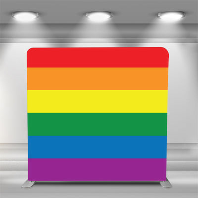 Pillow Cover - Pride Stripe - Approved Backdrops - Your One-Stop Shop