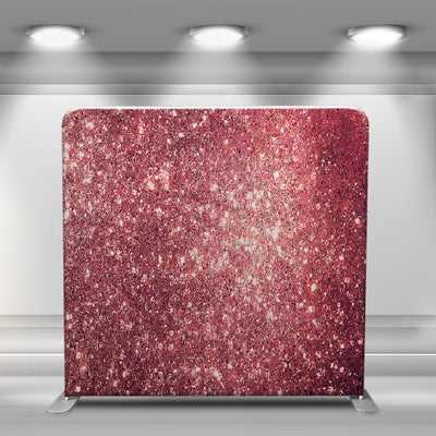 Pillow Cover - Rose Gold Glitter + Blue Bokeh (Double-Sided) - Approved Backdrops - Your One-Stop Shop