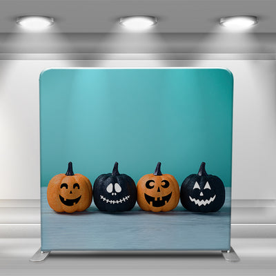 Pillow Cover - Halloween Funny Jack o'lantern - Approved Backdrops - Your One-Stop Shop